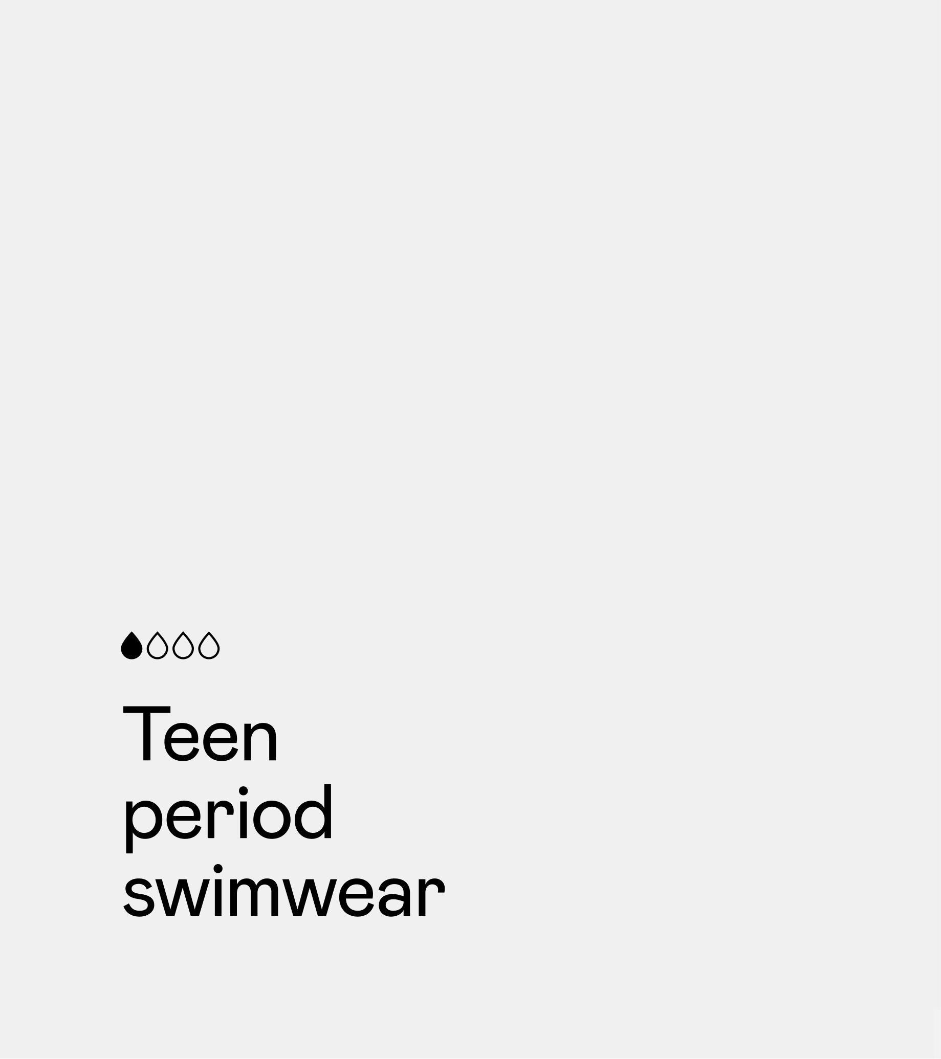 Period swimwear - Teen - Black - Image 2