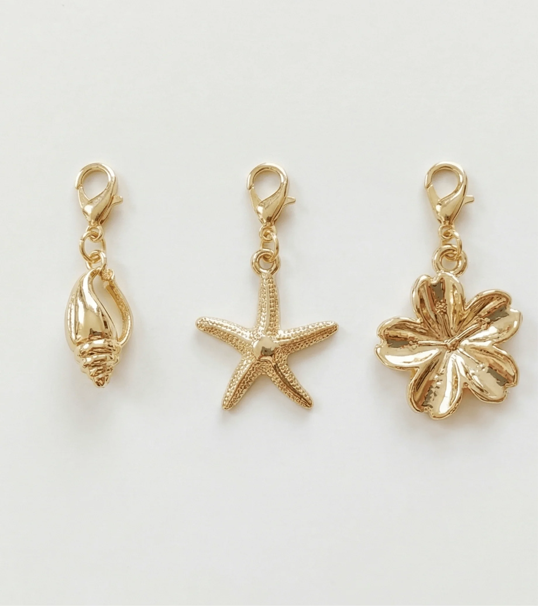 Swimwear - Clip on charms - 3 - Gold - Image 2