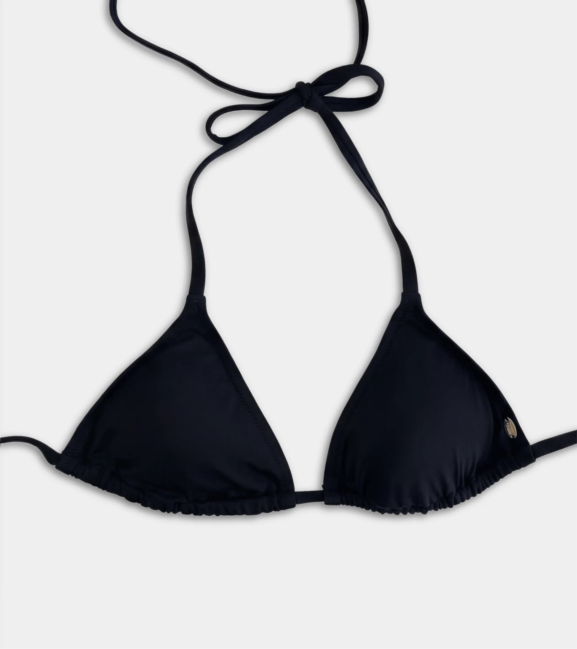 Swimwear - Triangle - Top - Black - Image 4